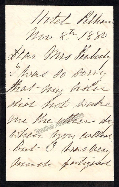 Phillipps, Adelaide - Autograph Letter Signed