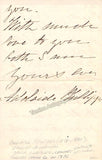 Phillipps, Adelaide - Autograph Letter Signed
