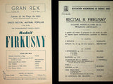 Pianist Program Lot Buenos Aires 1942-1961