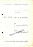 Pianist Program Lot of 7 - 1927-1978