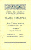 Pianist Program Lot - Rome and Bologna 1913-1919