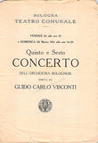 Pianist Program Lot - Rome and Bologna 1913-1919