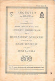 Pianist Program Lot - Rome and Bologna 1913-1919