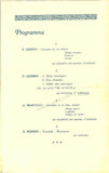 Pianist Program Lot - Rome and Bologna 1913-1919