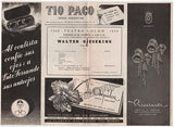 Pianist Programs - Lot of 4 Concert Programs Teatro Colon, Buenos Aires 1949-56
