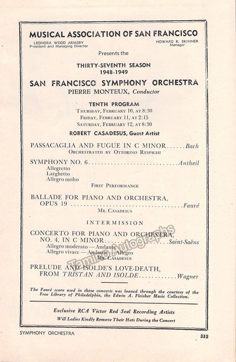 Pianists - Lot of 14 Concert Programs – Tamino