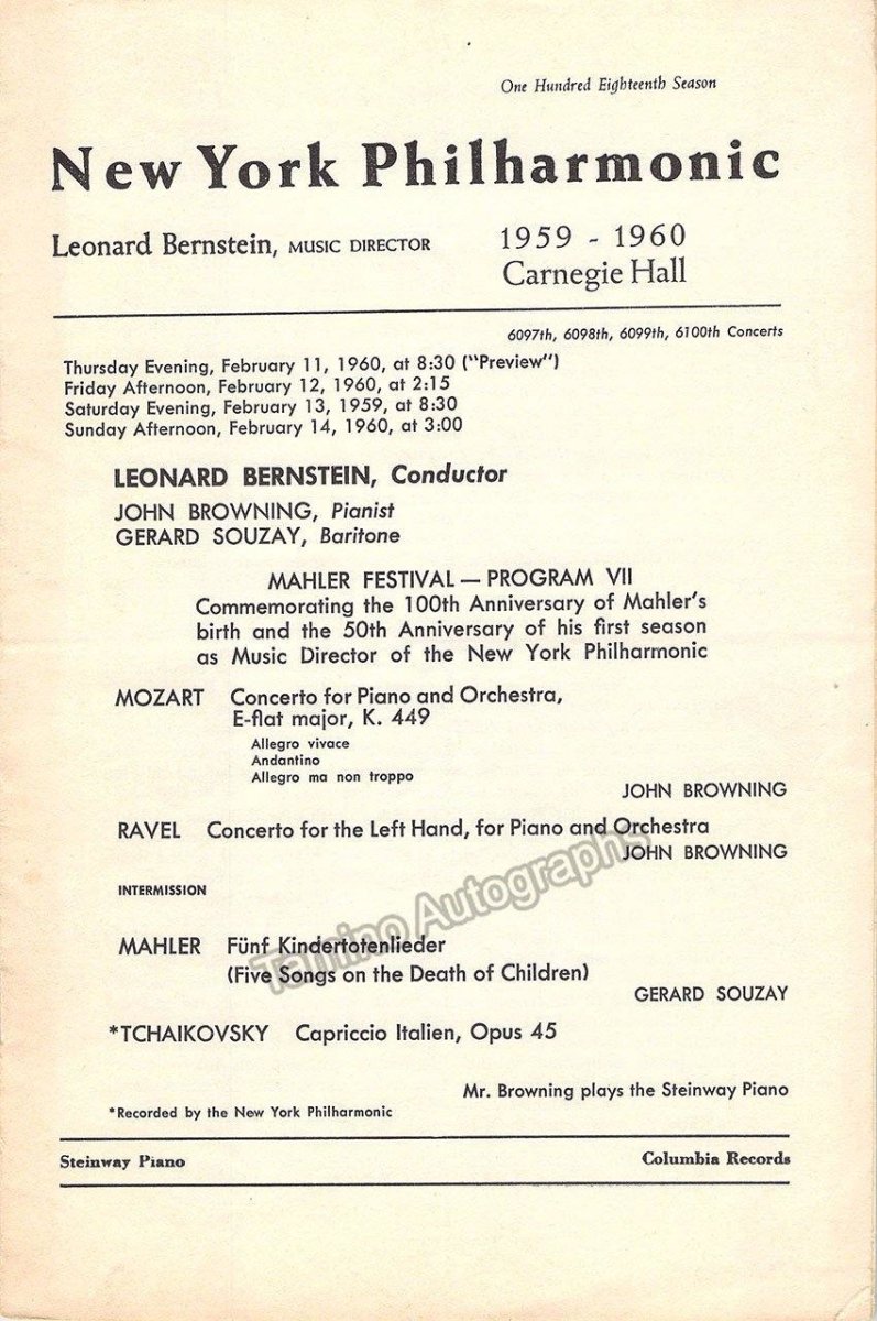 Pianists - Lot of 14 Concert Programs – Tamino