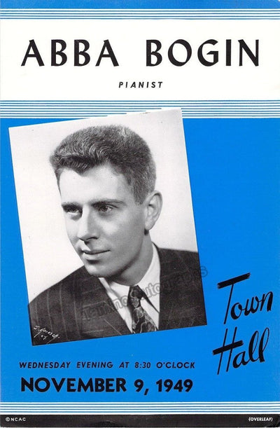 Pianists - Lot of 15 Concert Playbills & Programs