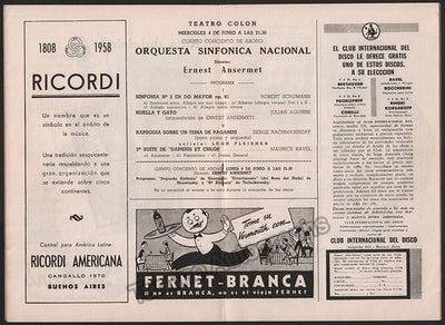 Pianists - Program Lot 1949-1973