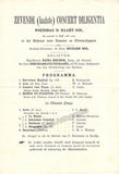 Pianists - Program Lot Wetenschappen 1887-1891