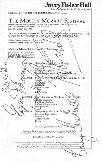 Eugene Istomin - Julius Rudel - Barry Tuckwell