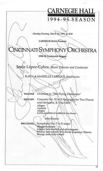 Katia & Marielle Labecque - Jesus Lopez-Cobos