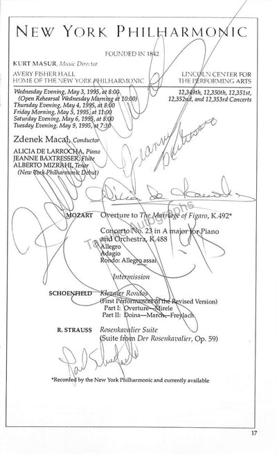 Alicia De Larrocha & Others