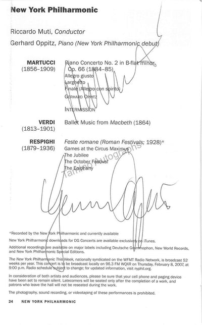Gerhard Oppitz - Riccardo Muti