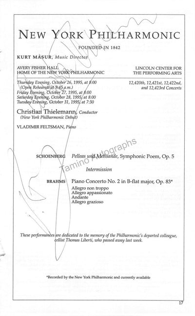 Vladimir Feltsman - Christian Thielemann