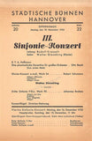 Piano Concert Programs - Lot of 15 German Programs 1935-1950