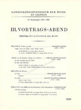 Piano Concert Programs - Lot of 15 German Programs 1935-1950