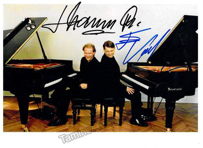 Piano Duo Kutrowatz - Signed Photo in Rehearsal