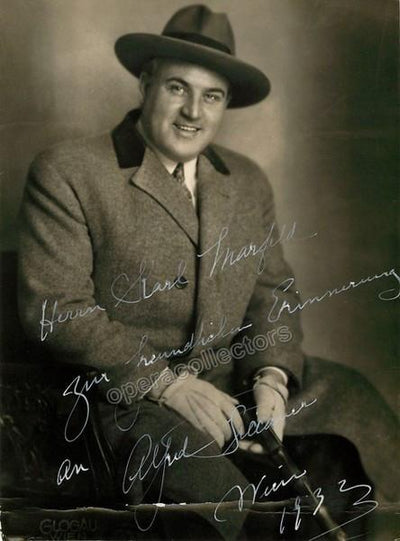 Piccaver, Alfred - Signed Photo 1933 + Unsigned photograph