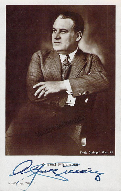 PICCAVER, Alfred (Various Autographs)