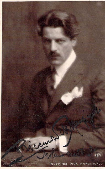 Pick-Mangiagalli, Riccardo - Signed Photo 1927