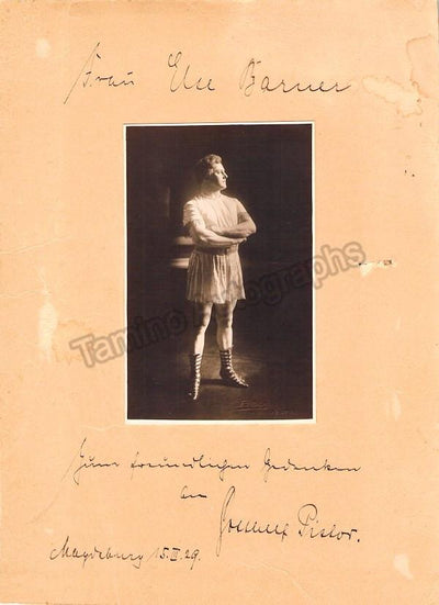 Pistor, Gotthelf - Signed Photograph in Role 1929