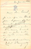 Planquette, Robert - Autograph Letter Signed 1882