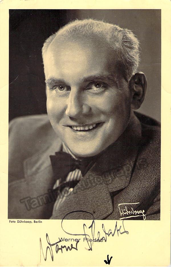 Pledath, Werner Signed Photo Postcard Tamino