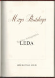 Plisetskaya, Maya - Signed Photo Book "Leda" 1980