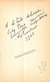 Pons, Lily - Signed Album Pages Inscribed to her by Various Artists