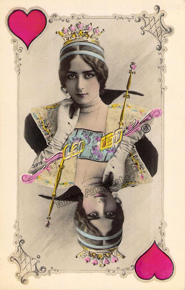 Postcard-Cards with Singers and Dancers - Set of 8 Vintage Postcards, 1890s - Tamino