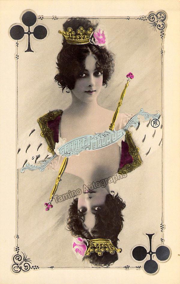 Postcard-Cards with Singers and Dancers - Set of 8 Vintage Postcards, 1890s - Tamino