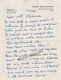 Poulenc, Francis - Autograph Letter Signed 1953