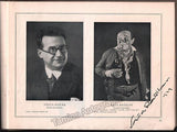 Prague National Theater 1929 Calendar with 60+ Signatures
