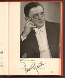 Prague National Theater 1940 Yearbook with 80+ Signatures