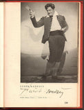 Prague National Theater 1940 Yearbook with 80+ Signatures