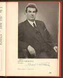 Prague National Theater 1940 Yearbook with 80+ Signatures