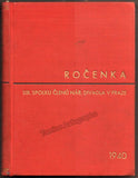 Prague National Theater 1940 Yearbook with 80+ Signatures