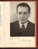 Prague National Theater 1940 Yearbook with 80+ Signatures
