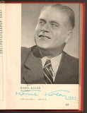 Prague National Theater 1940 Yearbook with 80+ Signatures