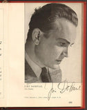 Prague National Theater 1940 Yearbook with 80+ Signatures