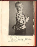 Prague National Theater 1940 Yearbook with 80+ Signatures