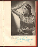 Prague National Theater 1940 Yearbook with 80+ Signatures