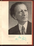 Prague National Theater 1940 Yearbook with 80+ Signatures