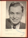 Prague National Theater 1940 Yearbook with 80+ Signatures