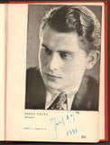 Prague National Theater 1940 Yearbook with 80+ Signatures