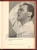 Prague National Theater 1940 Yearbook with 80+ Signatures
