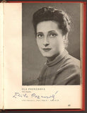 Prague National Theater 1940 Yearbook with 80+ Signatures