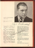 Prague National Theater 1940 Yearbook with 80+ Signatures