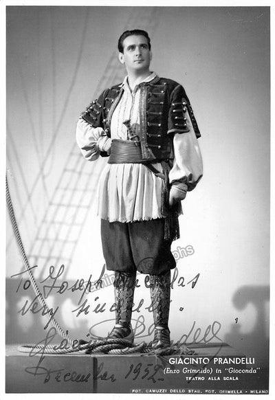 PRANDELLI, Giacinto (Various Autographs)